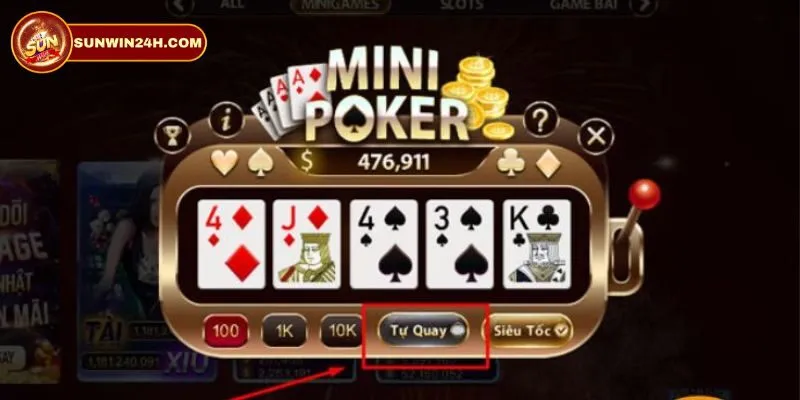 Mini Poker Sunwin - Game Bài Thú Vị, Dễ Chơi & Thưởng Lớn